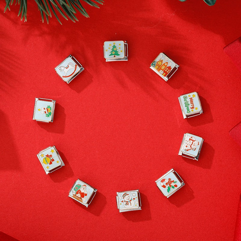 Christmas Snowman themed charms
