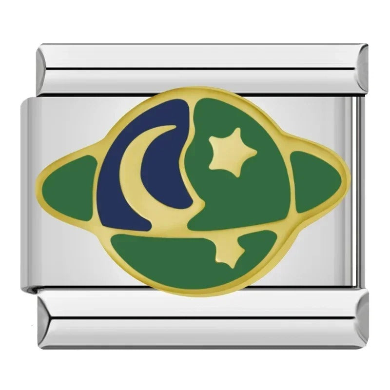 Green Eye Star Heart ZH012