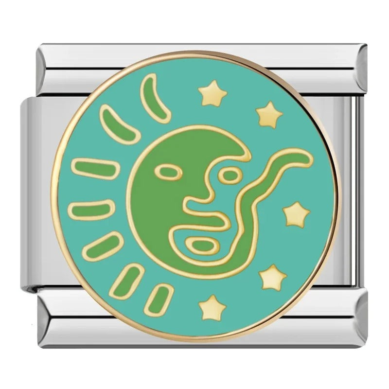 Green Eye Star Heart ZH012