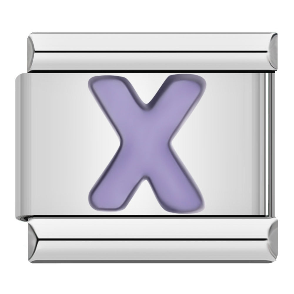 26 English Purple Letters DJ1646