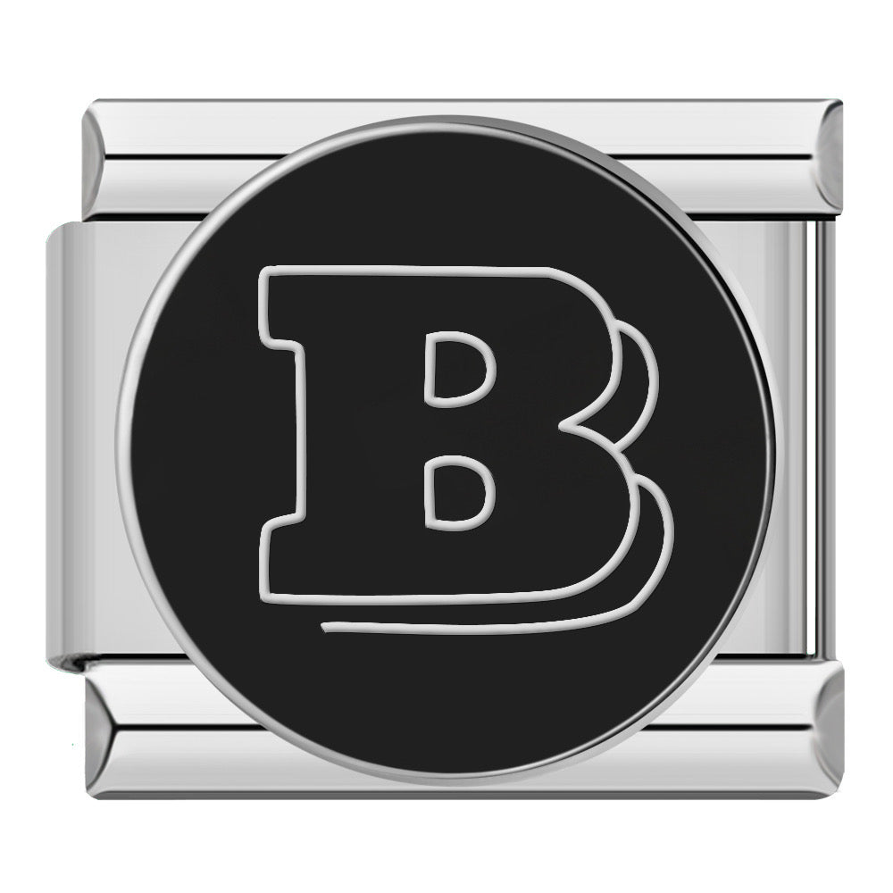 Brabus Italian charm for a 9mm charm bracelet in stainless steel, by Charmtastic
