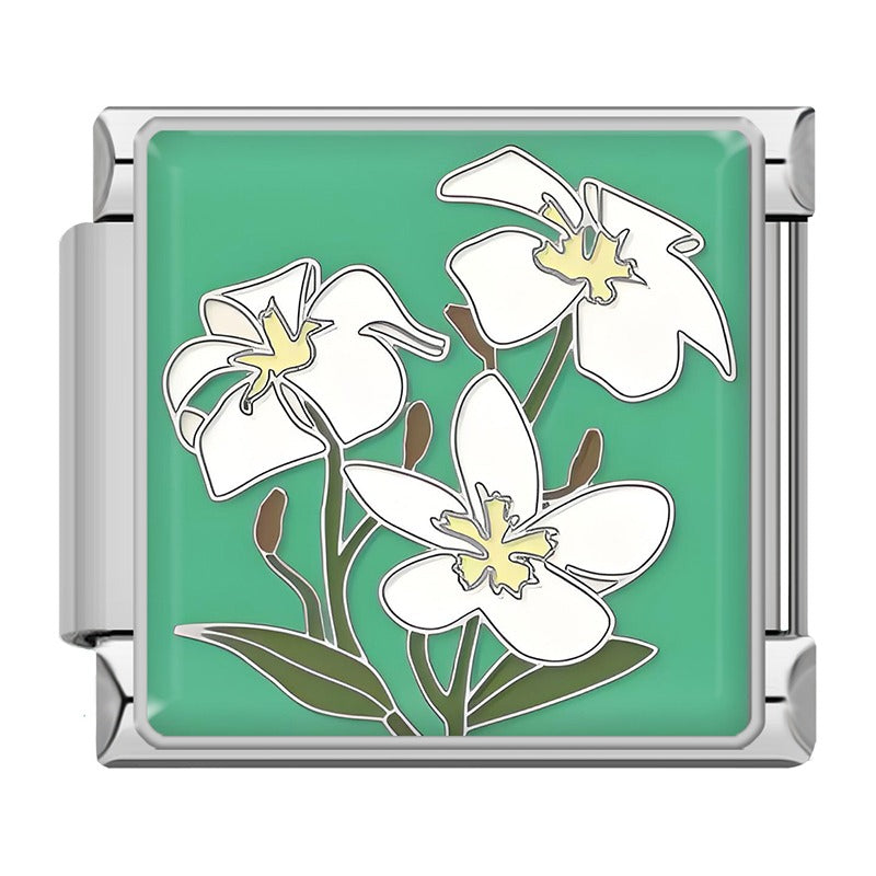 Flowers TZ140-Silver