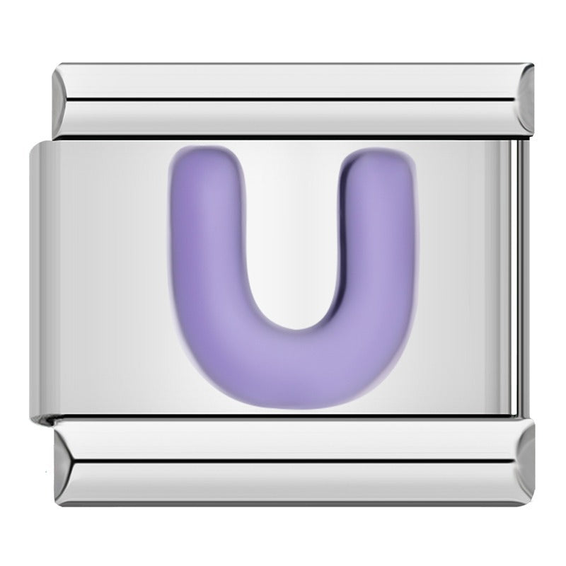 26 English Purple Letters DJ1646