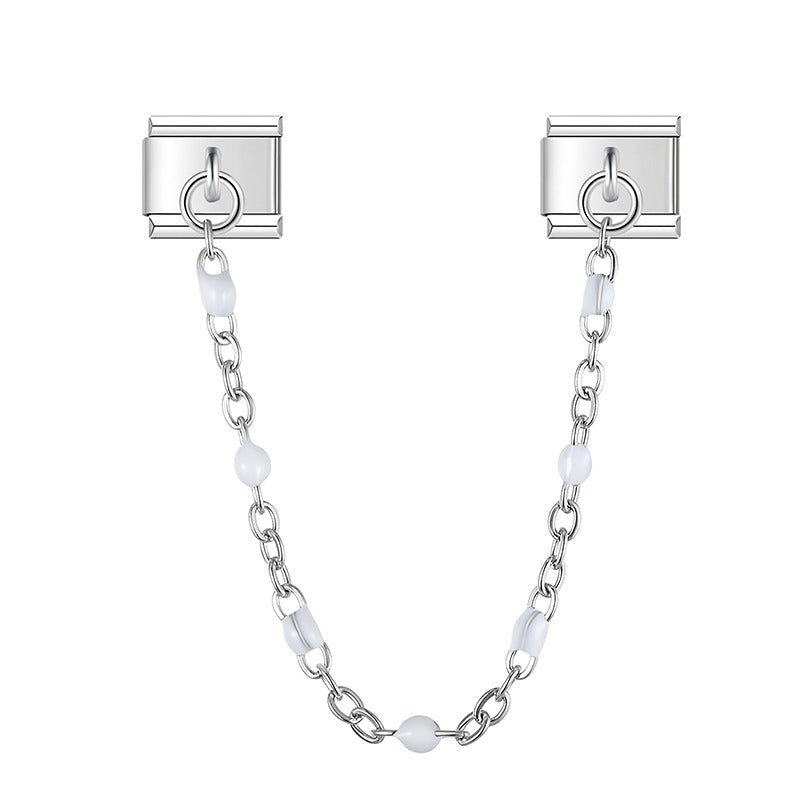 Shell Beads Chains silver&gold