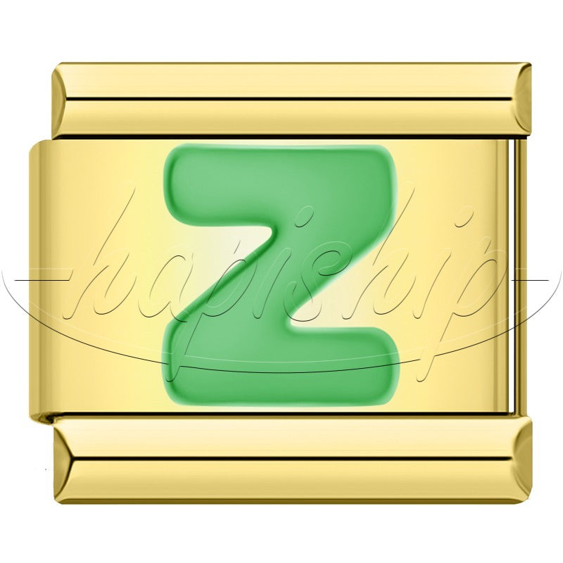 Golden Green 26 Letter DJ2024