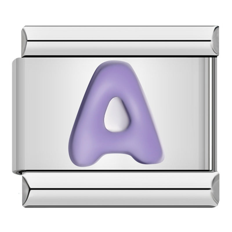 26 English Purple Letters DJ1646