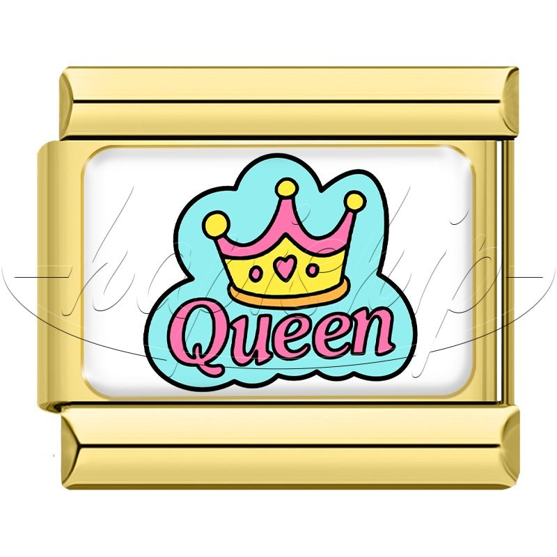 Golden Colored Hope Love Queen TZ022-Gold