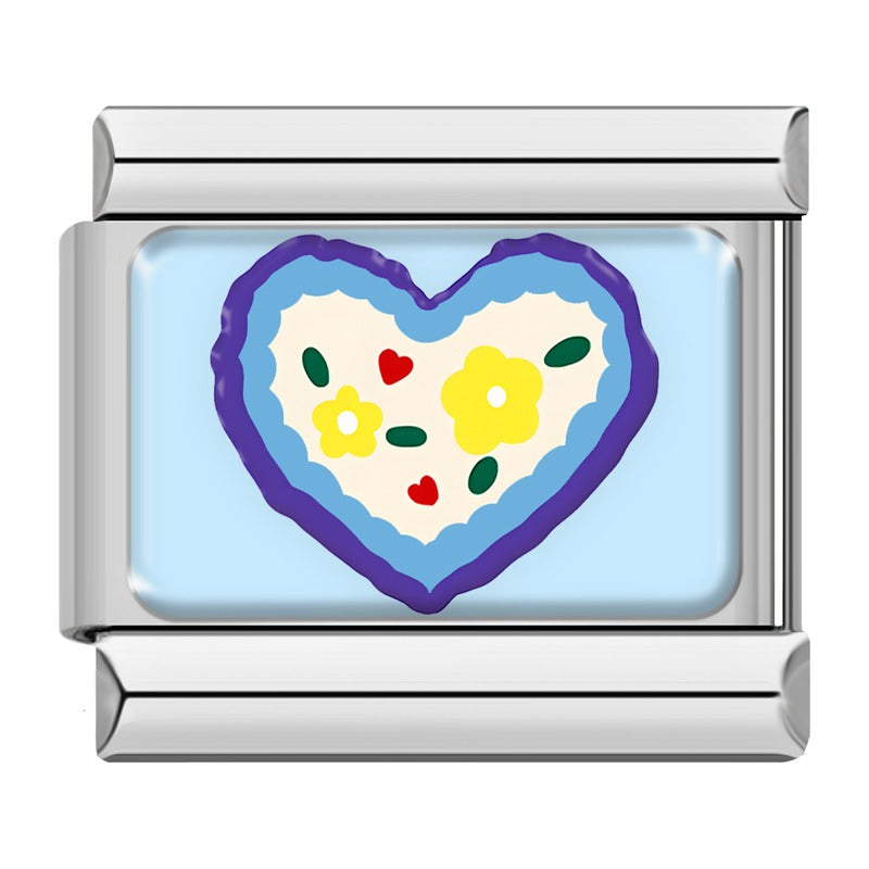 Sweet Blue Heart charms