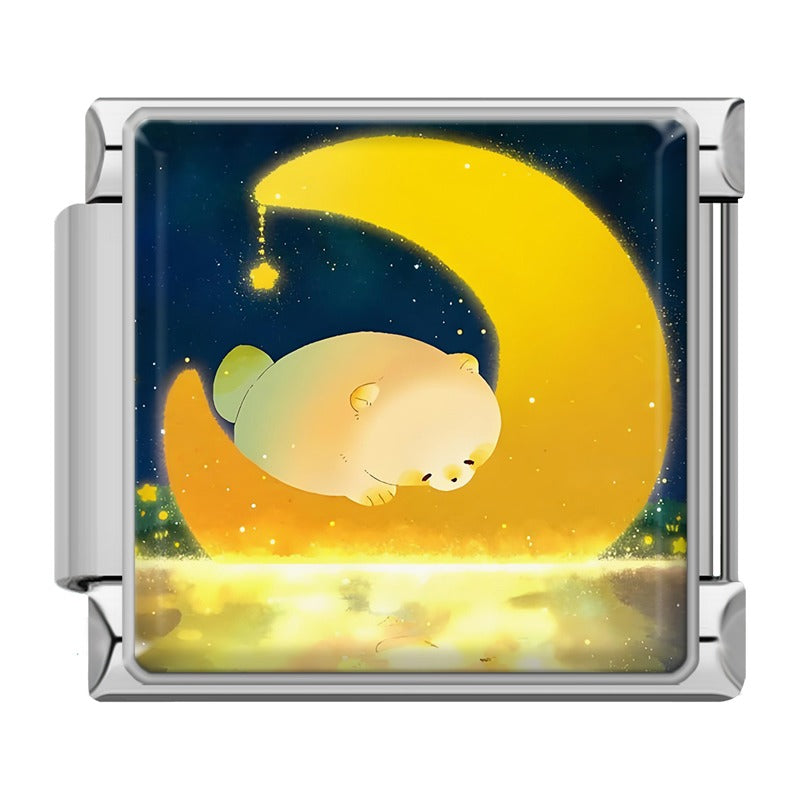 Dog Cat Moon Star TZ102