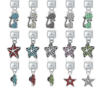 Enamel Pineapple & Tropical Fruit Dangle Charm for Charm Bracelets