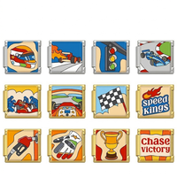 Racing Series F1 Italian Charms — Formula 1 & Motorsport Icon 9mm Bracelet Links