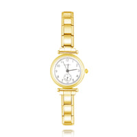 Round Simple Watch — Clean Dial Customisable Italian Charm Watch Bracelet