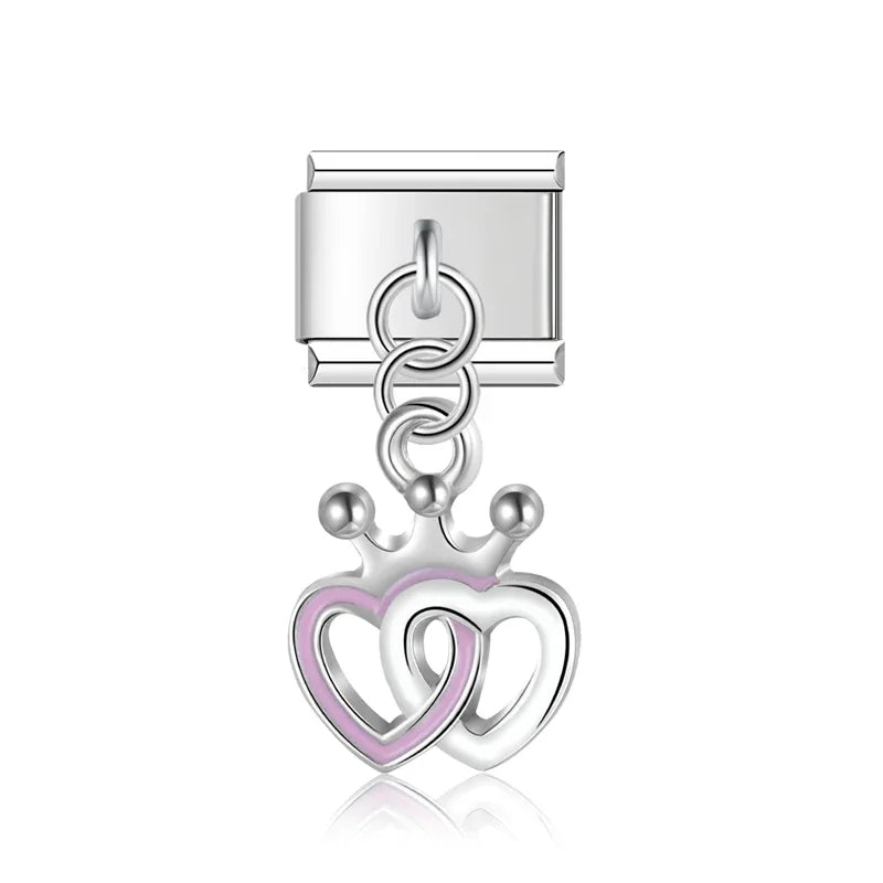 Daisy Flower Zircon Heart MOM DJ609