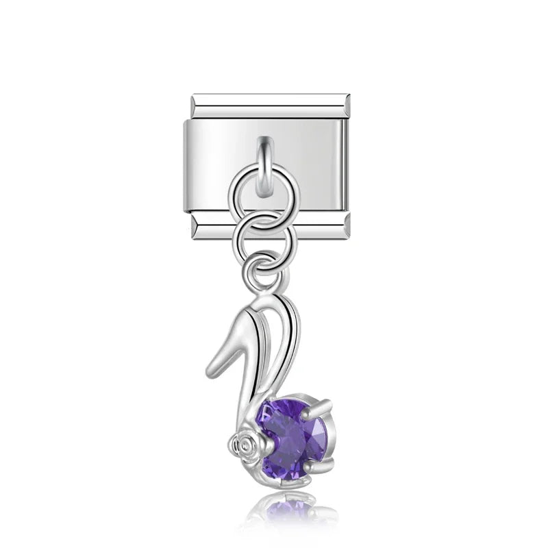 Daisy Flower Zircon Heart MOM DJ609