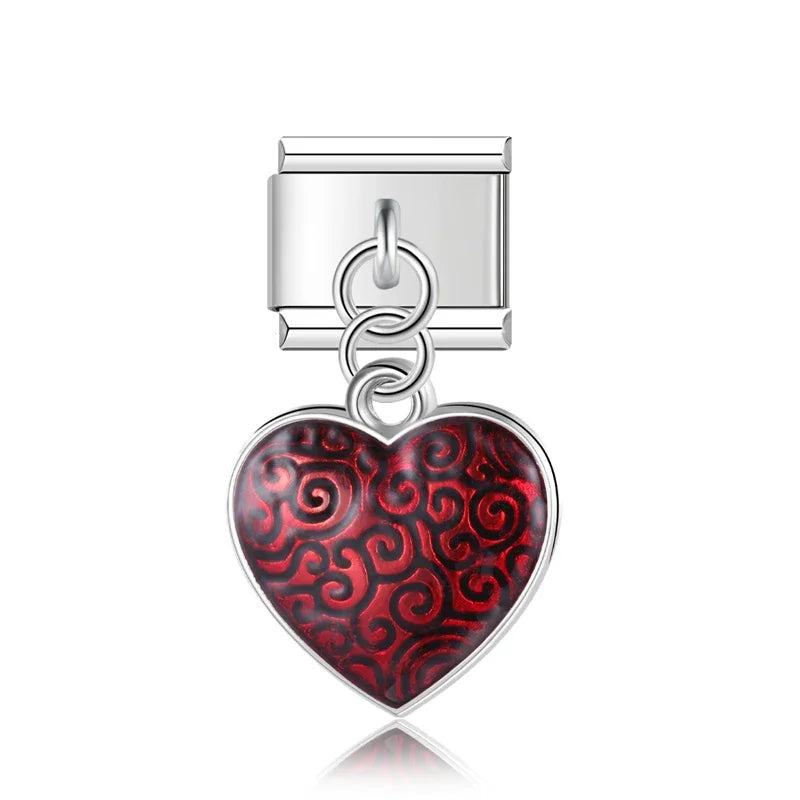 Daisy Flower Zircon Heart MOM DJ609