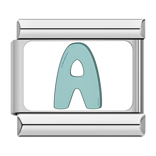 Colorful Letters Charms initial
