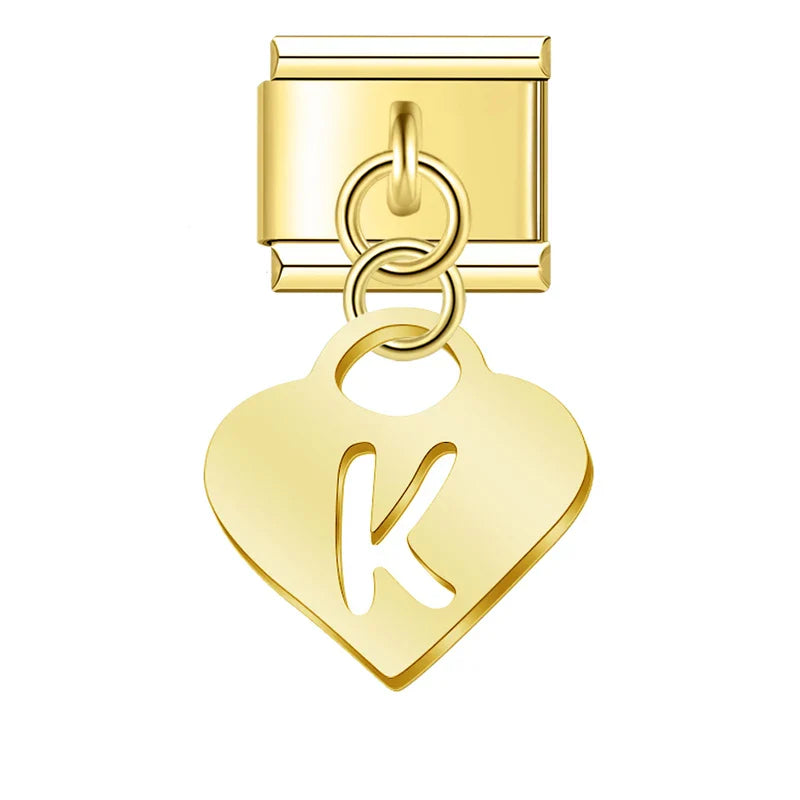 Heart 26 English Letters Italian DJ1365