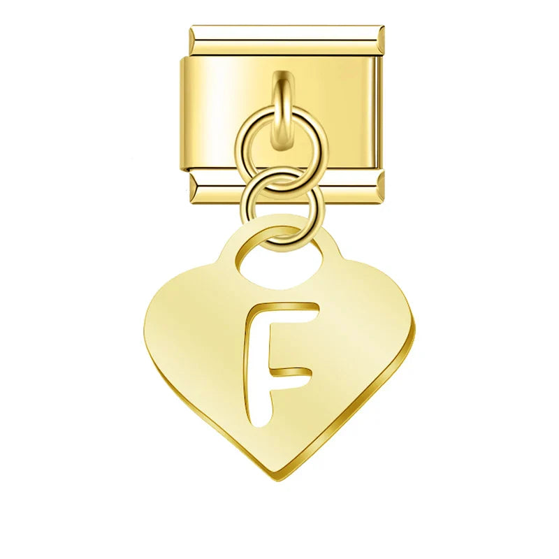 Heart 26 English Letters Italian DJ1365