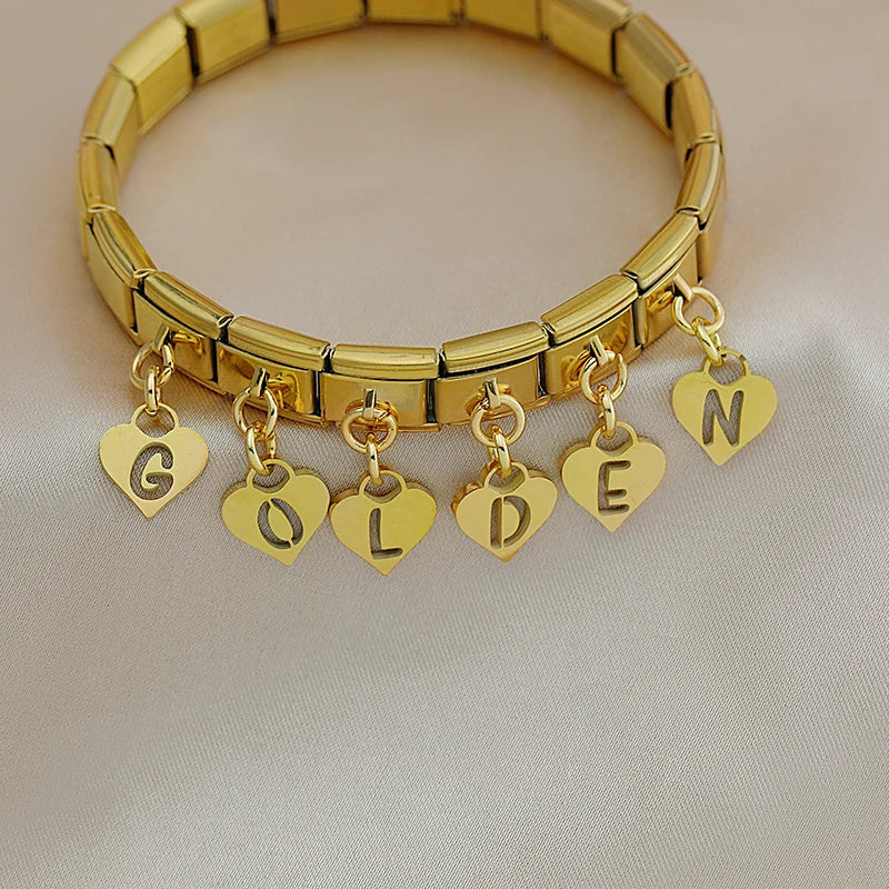 Heart 26 English Letters Italian DJ1365