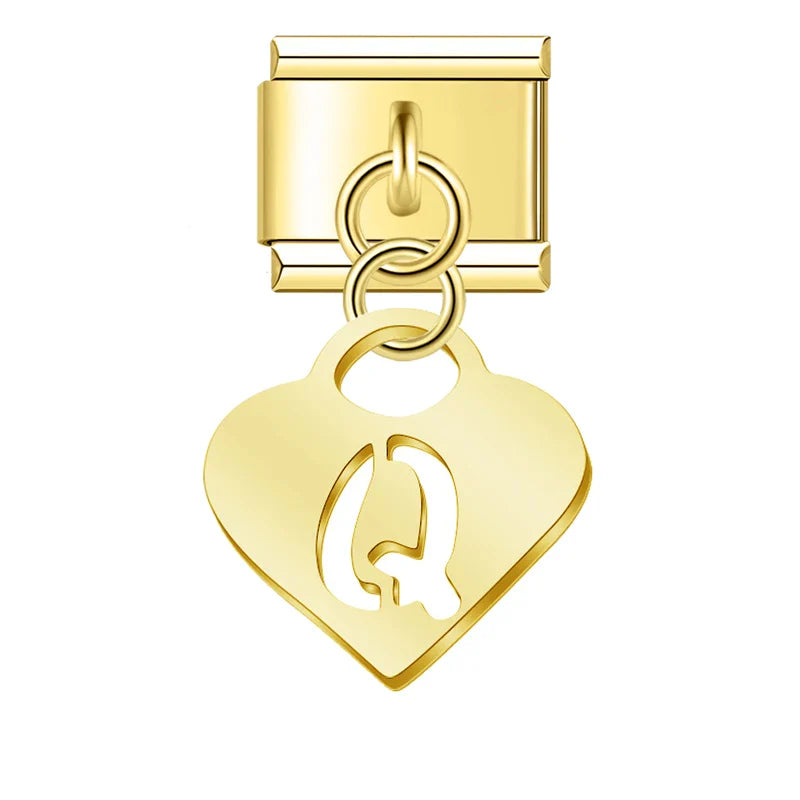 Heart 26 English Letters Italian DJ1365