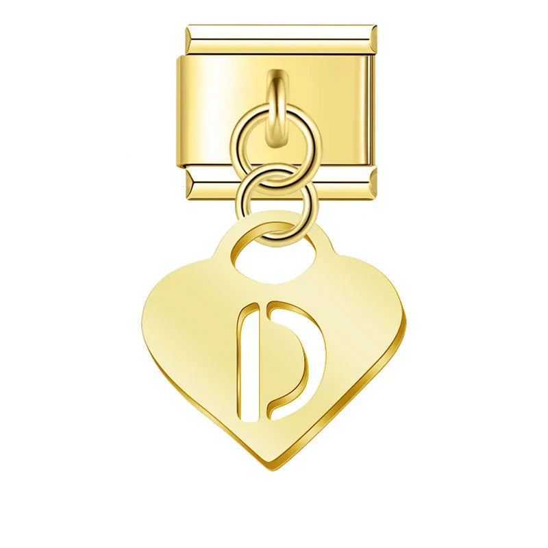 Heart 26 English Letters Italian DJ1365