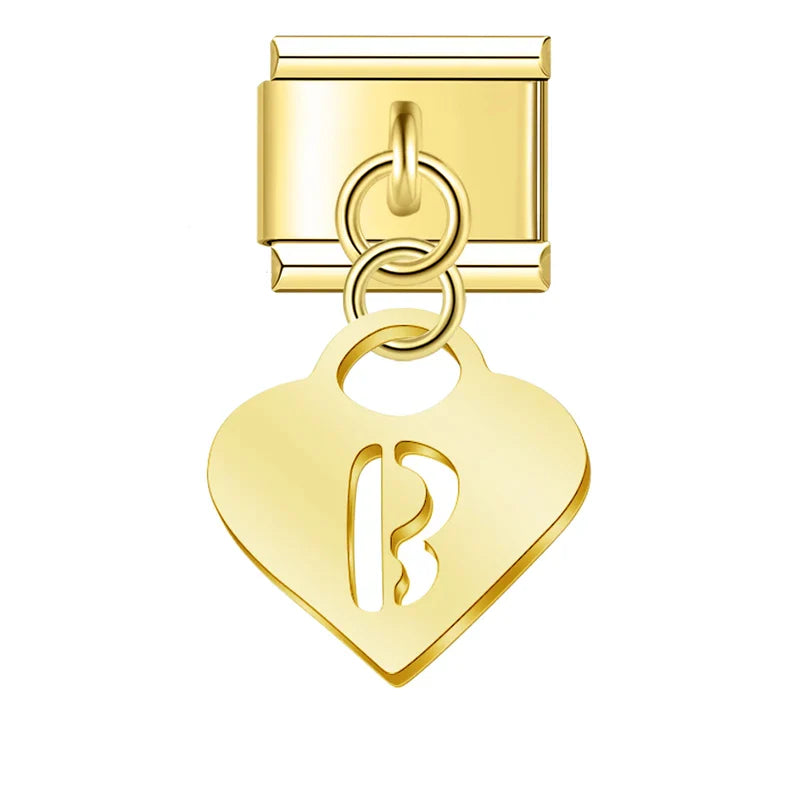 Heart 26 English Letters Italian DJ1365