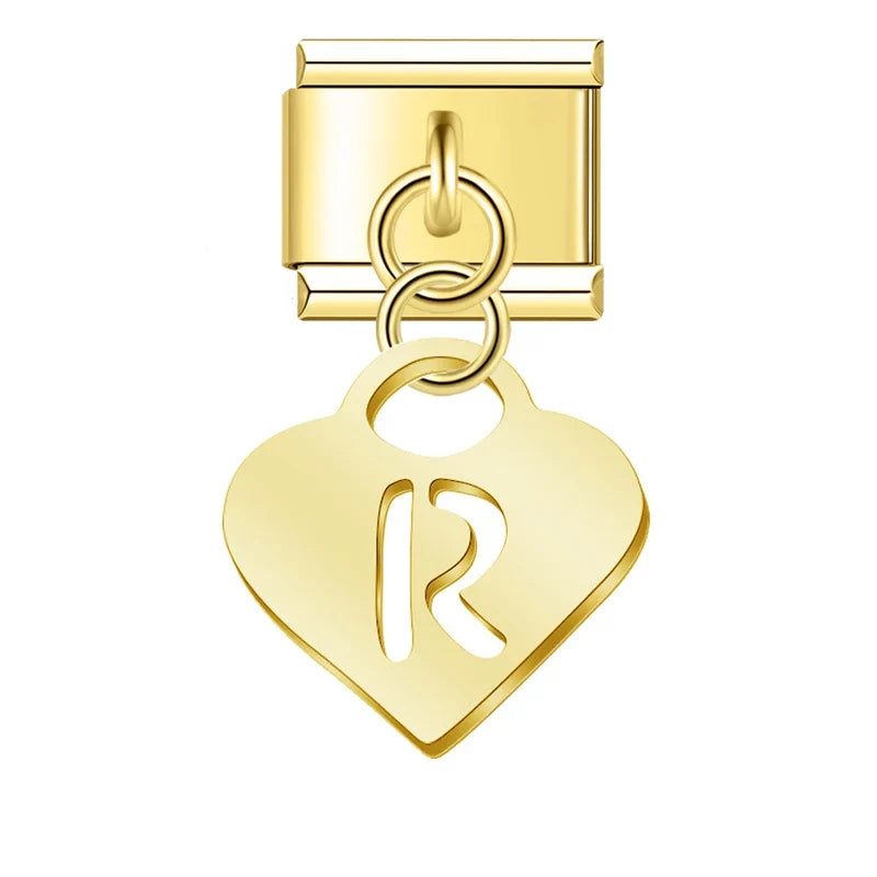 Heart 26 English Letters Italian DJ1365