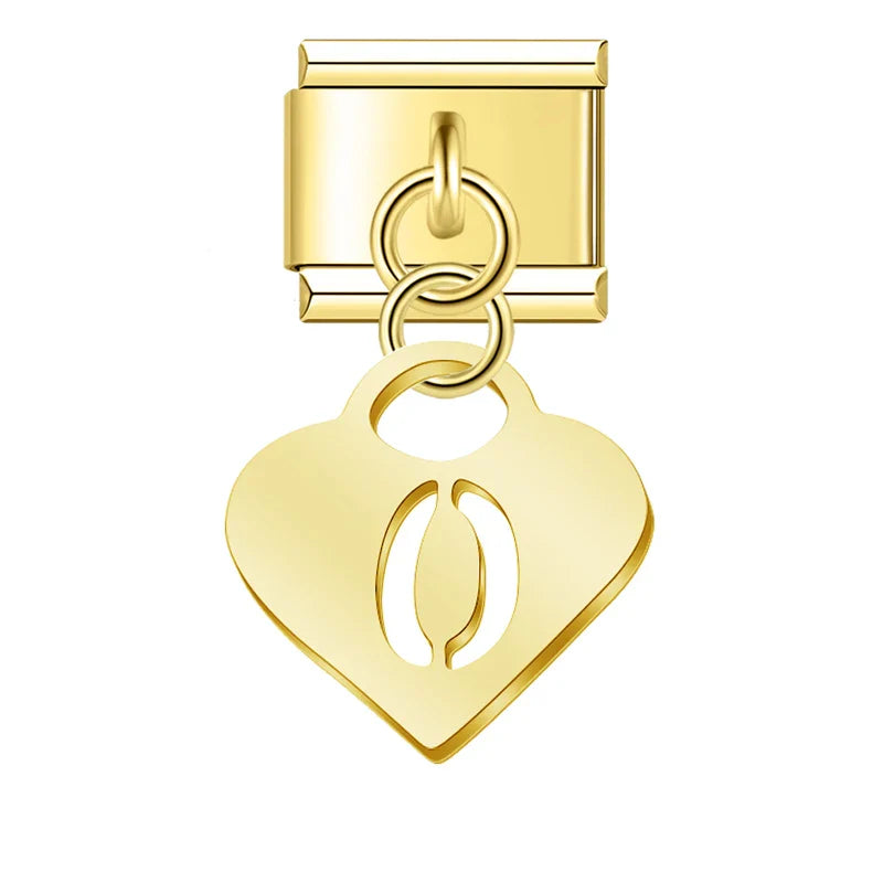 Heart 26 English Letters Italian DJ1365