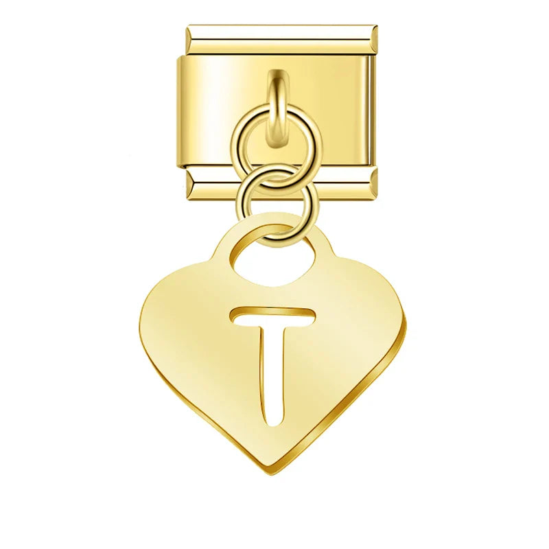 Heart 26 English Letters Italian DJ1365