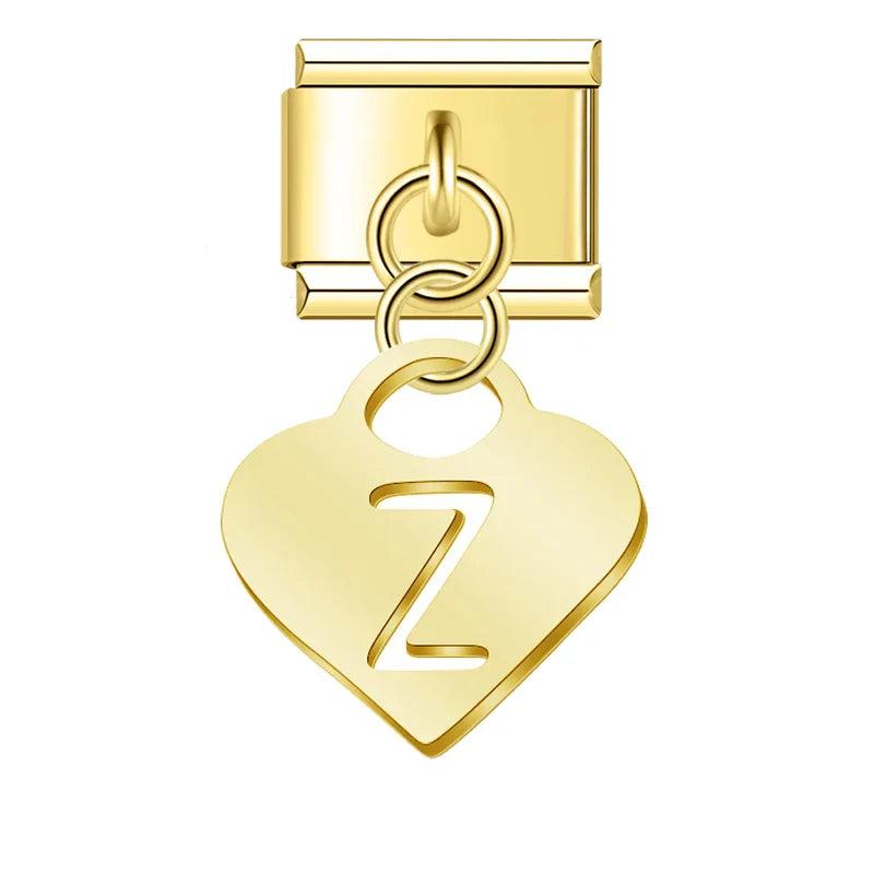 Heart 26 English Letters Italian DJ1365