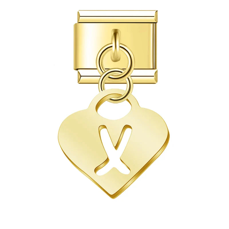 Heart 26 English Letters Italian DJ1365
