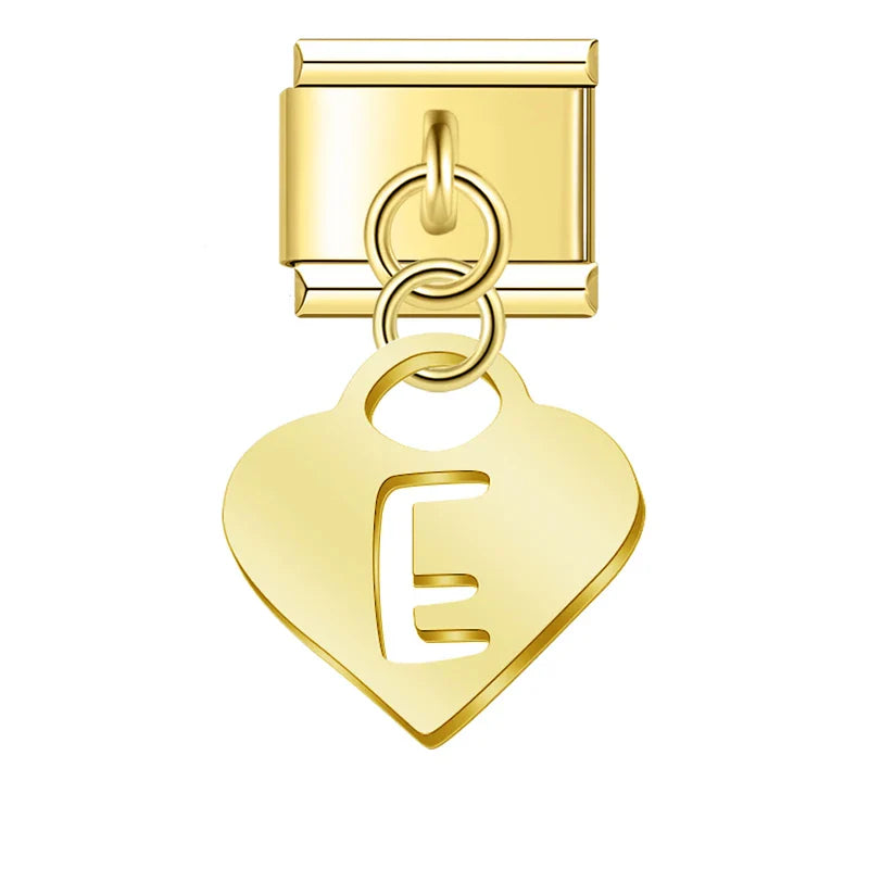 Heart 26 English Letters Italian DJ1365