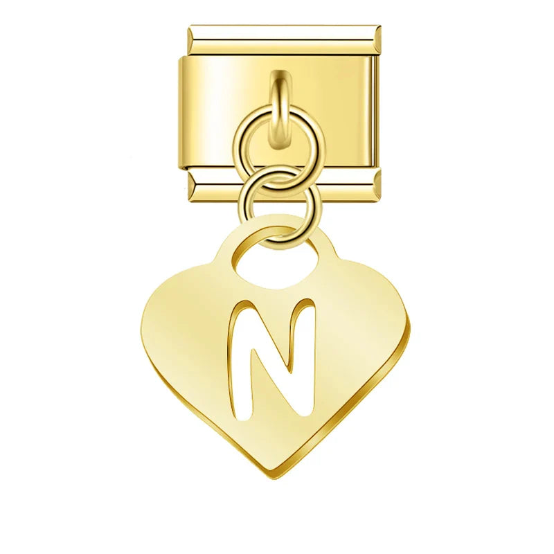 Heart 26 English Letters Italian DJ1365