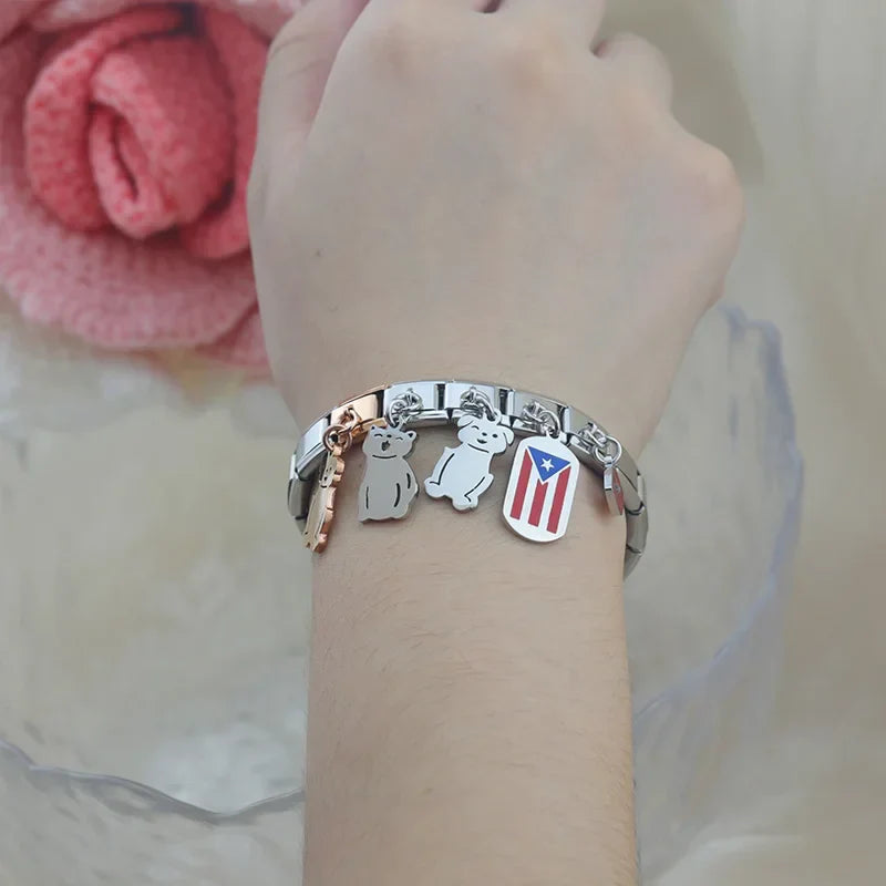 Cat Dog Lip charms
