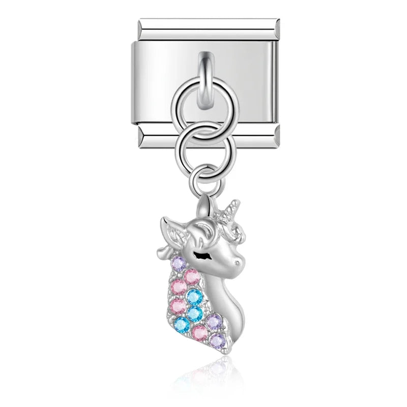 Sweet Heart Lock Moon Unicorn DJ829