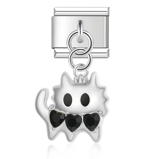 cute colorful cat and deer charms