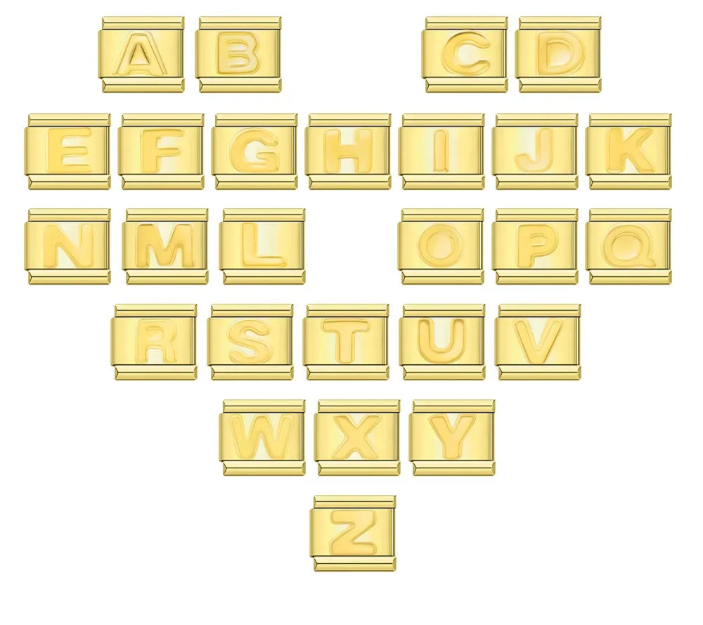 golden Letters A-Z DJ432