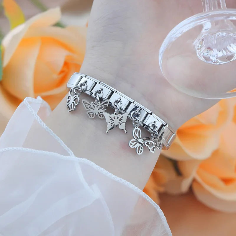 Graceful Butterfly Dangle Charms