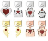 The Heart, Cake & Envelope Dangle Charm
