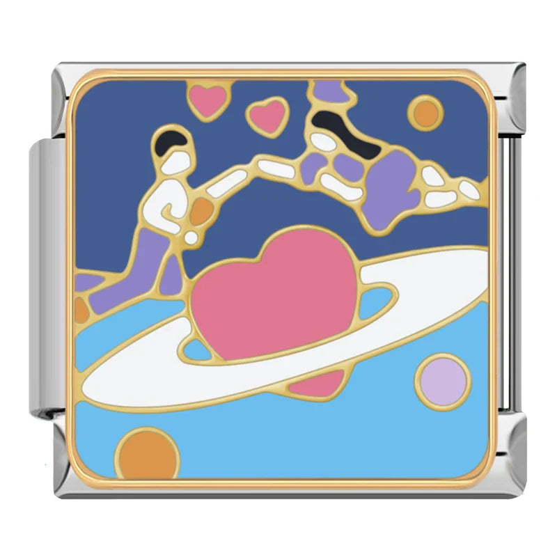 Heart Setting Sun Cupid Angel DJ1145-A