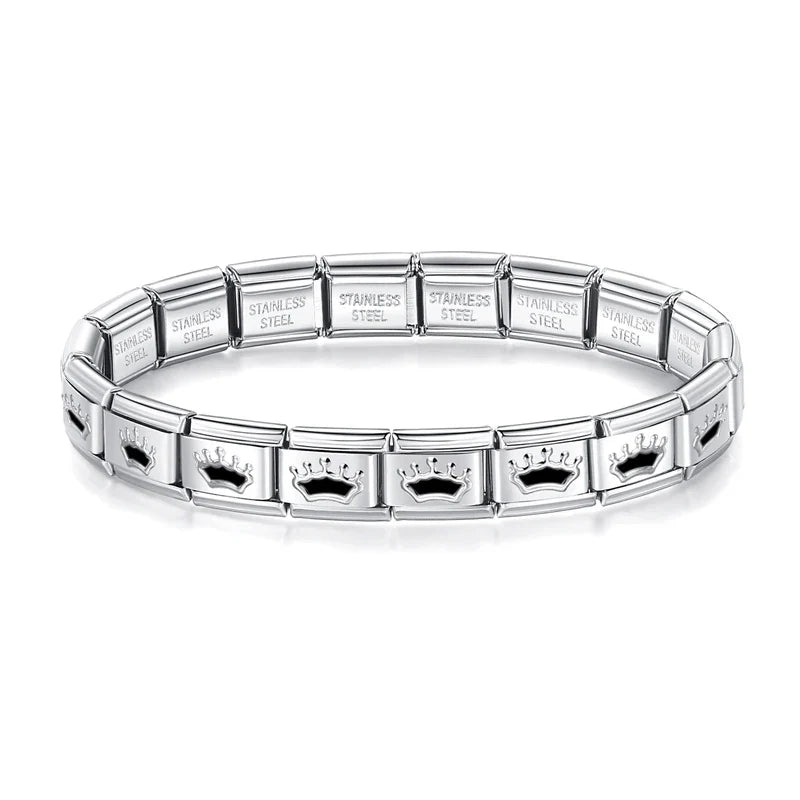 Elastic Eyes Tai Ji Heart Charms Fashion Stainless Steel ST-XIN