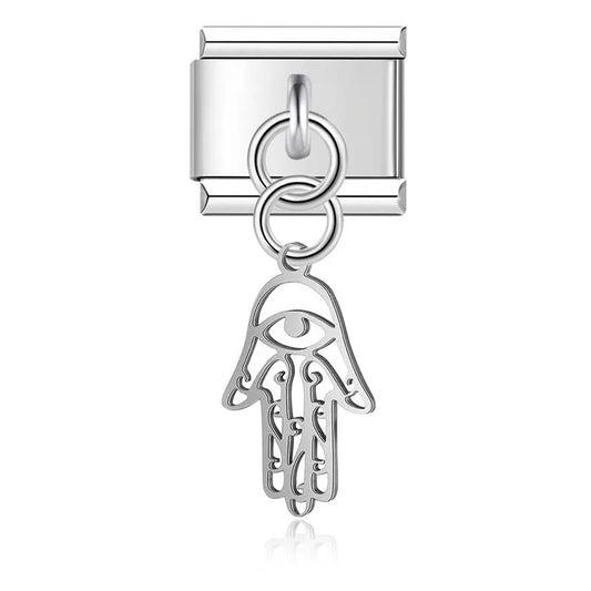 World Map Heart Tree Sun Pineapple charms silver&gold