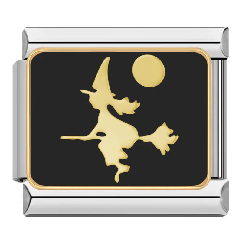 Halloween Black Owl Star Moon Bat Ghost DJ833