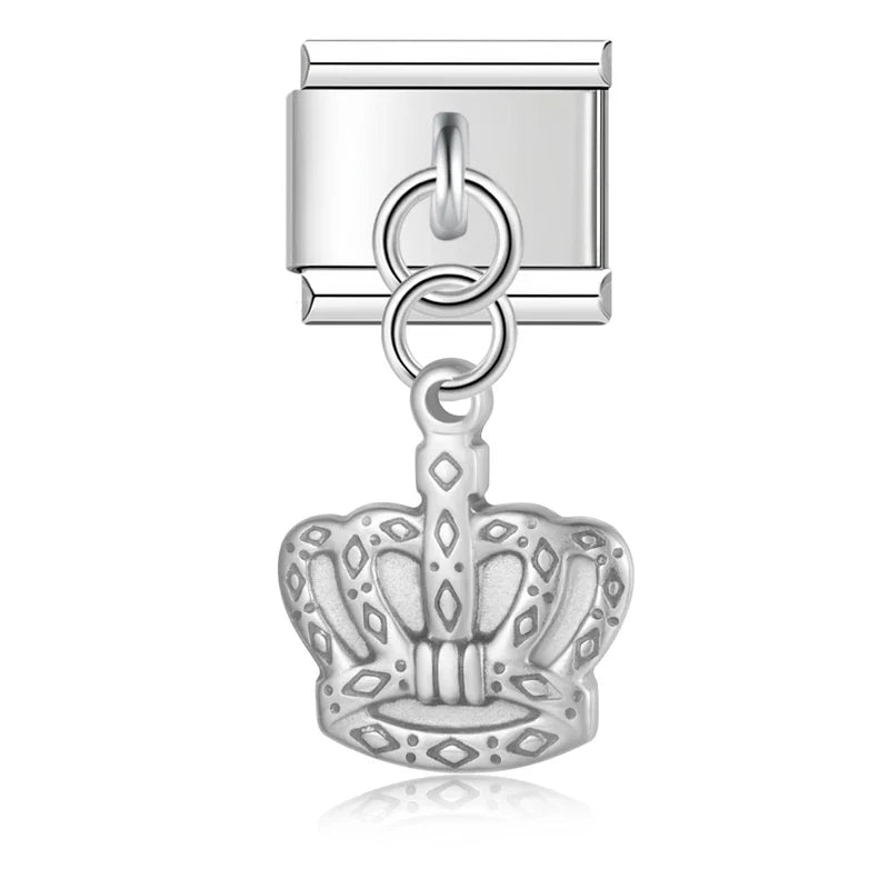 Flower Crown Eye Italian Charms Links DJ1044