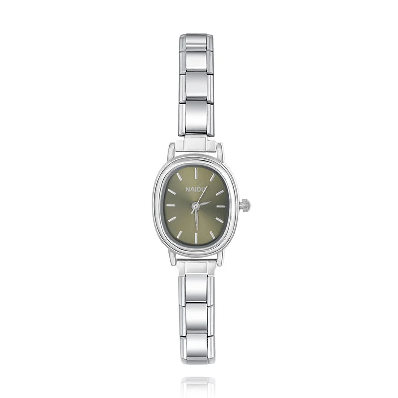 Stainless Steel Oval Watch G012