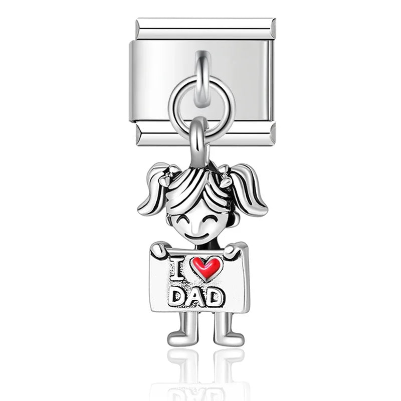 9mm Width Horse Heart Boy Girl Trophy DJ224