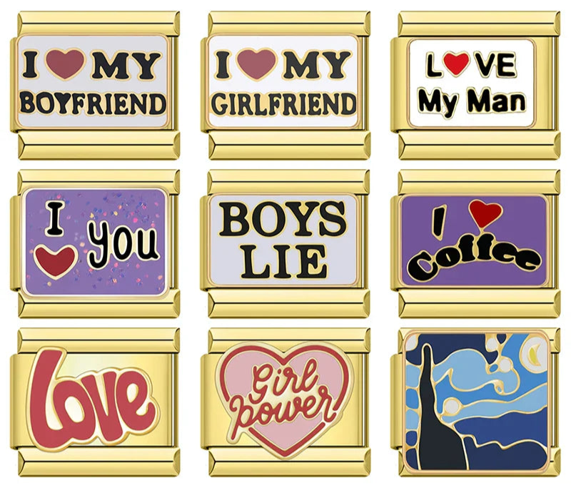 I Love Heart Golden DJ1404-B