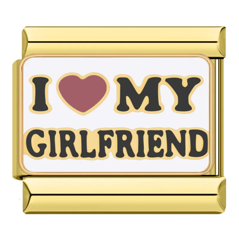 I Love Heart Golden DJ1404-B