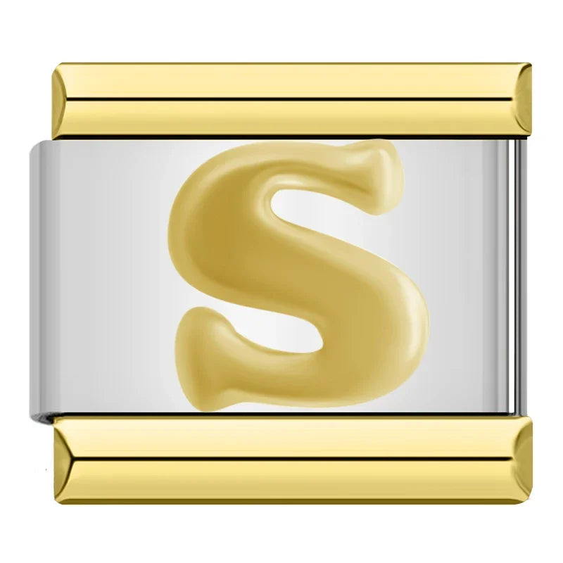 gold and silver Letters DJ907