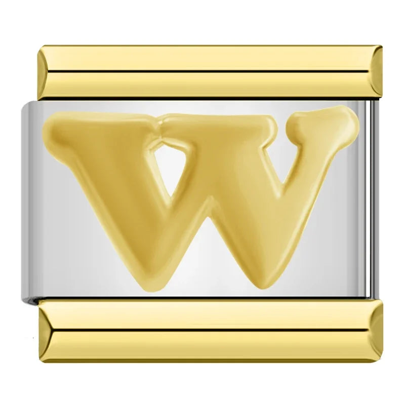 gold and silver Letters DJ907